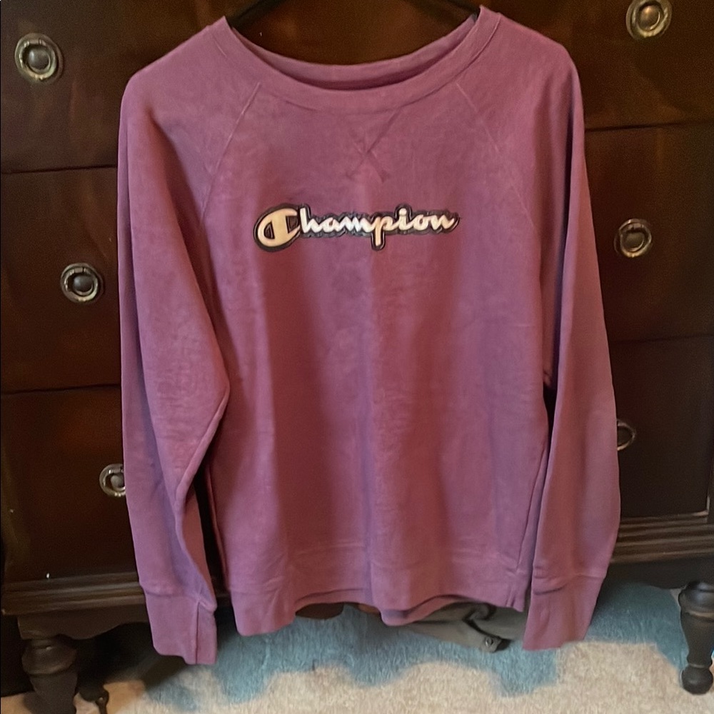 Champion Burgundy Crewneck Sweatshirt